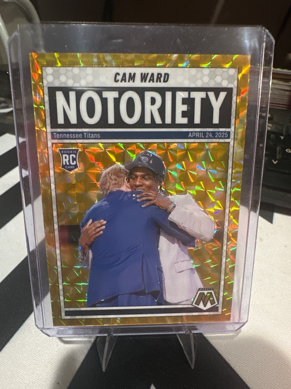 2025 mosaic cam ward notoriety yellow reactive /89