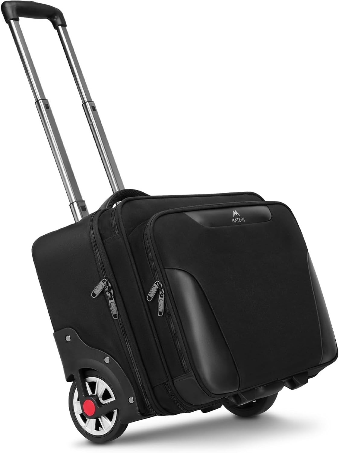 MATEIN Rolling Briefcase for Men, Large Rolling Laptop Bag w