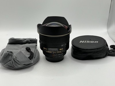 NIKON AF 14mm 1:2.8 D ED OBJEKTIV - NIKKOR A F 14mm f/2.8D - UNTERDURCHSCHNITTLICH