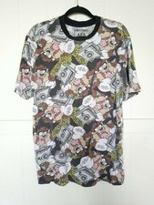 Looney Tunes TAZ  AKA T-Shirt All Over Print Graphic Tee Also Known As Mens XL