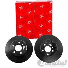 2X TRW BREMSSCHEIBEN 290mm VOLL HINTEN PASSEND FÜR MERCEDES-BENZ S-KLASSE |