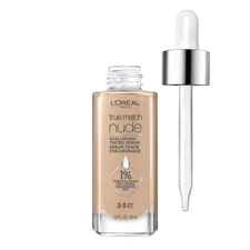 True Match Nude Hyaluronic Tinted Serum Foundation with 1% Hyaluronic acid, L...