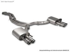 Remus Anlage ab OPF Audi RS4 B9 8W Avant je 2x84mm Street Race Black Chrome
