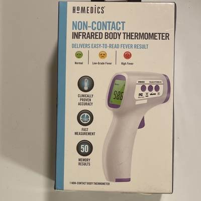 #ad #ad HoMedics Non Contact Infrared Digital Thermometer Clinically Accurate Fast $8.00