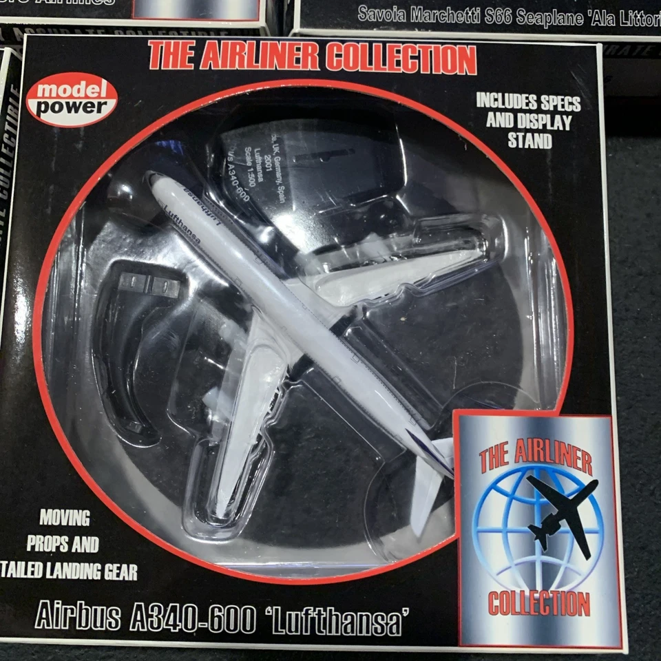 MODEL POWER AIRLINER COLLECTION Lot Of 8 Planes All New In Box - Image 2 of 4