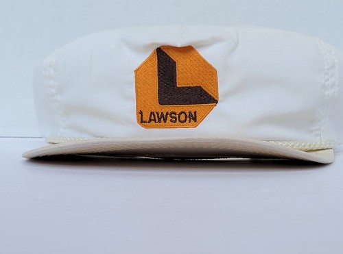 Vintage Lawson White Strapback Rope Hat Made In USA - Picture 20 of 20