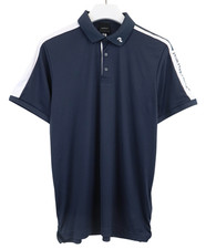 PEAK PERFORMANCE Player Polo T-Shirt Men's LARGE Blue Collared Short Sleeve