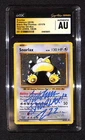 CGC Authentic Signed Ted Lewis Pokemon TCG Snorlax XY179 Black Star Promo Holo