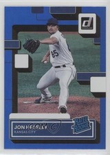 2022 Panini Donruss Rated Rookie Holo Blue Jon Heasley #65 aw2