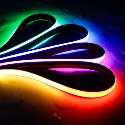 WS2811 Addressable RGBIC COB Neon LED Strip Smart Dream Color LED Light Bar
