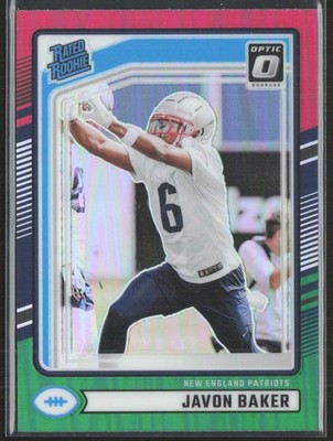 2024 Donruss Optic Rated Rookies Preview Red Green #353 Javon Baker (A2)