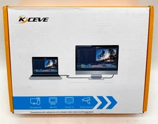 KCEVE HDMI KVM Switch, 2 Port USB and HDMI 4K@60Hz Switch Adapter Box KC-KVM202