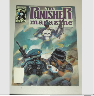 PUNISHER MAGAZINE #2 OCTOBER 1989 MARVEL US MAGAZINE