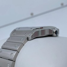 2025 Unworn Cartier WHSA0015 de Santos 39.8mm Steel Hand Wound Skeleton Watch 4