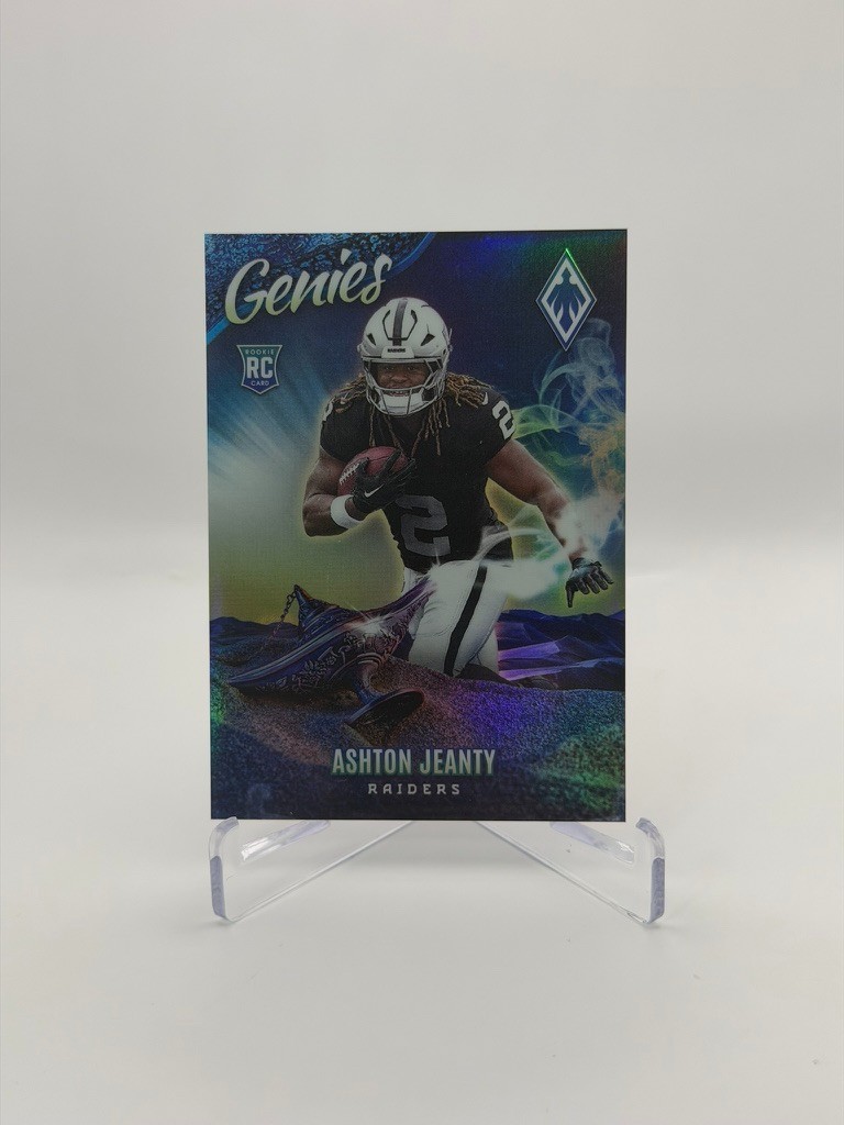 2025 Phoenix Ashton Jeanty Genies Prizm Rookie Case Hit Las Vegas Raiders #13 SP
