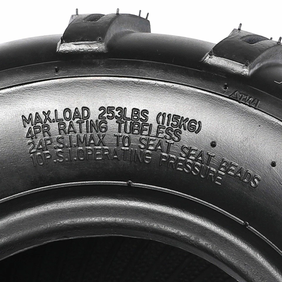 4pcs 19x7-8 Front Rear 18x9.5-8 Tire ATV 6PR 19x7.00-8 18x9.50-8 Tires ATV Mower - Image 4 of 4