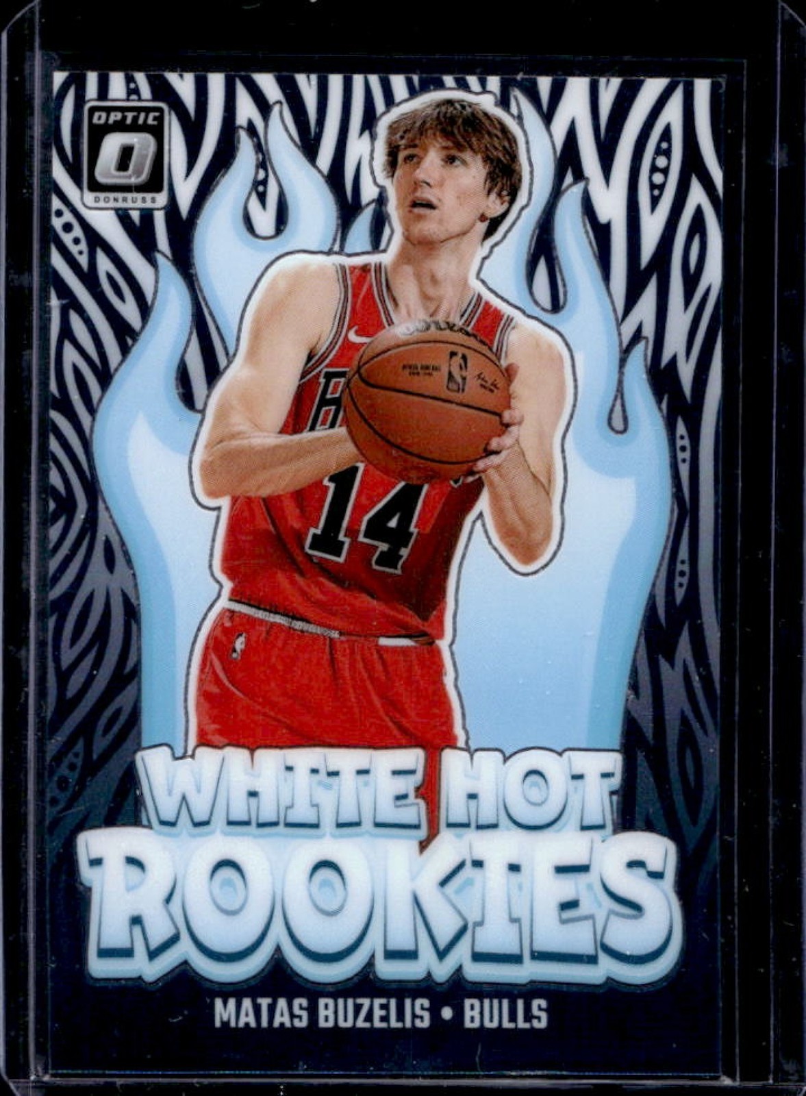 2024-25 Donruss Optic Matas Buzelis White Hot Rookies Rookie RC #10 Bulls