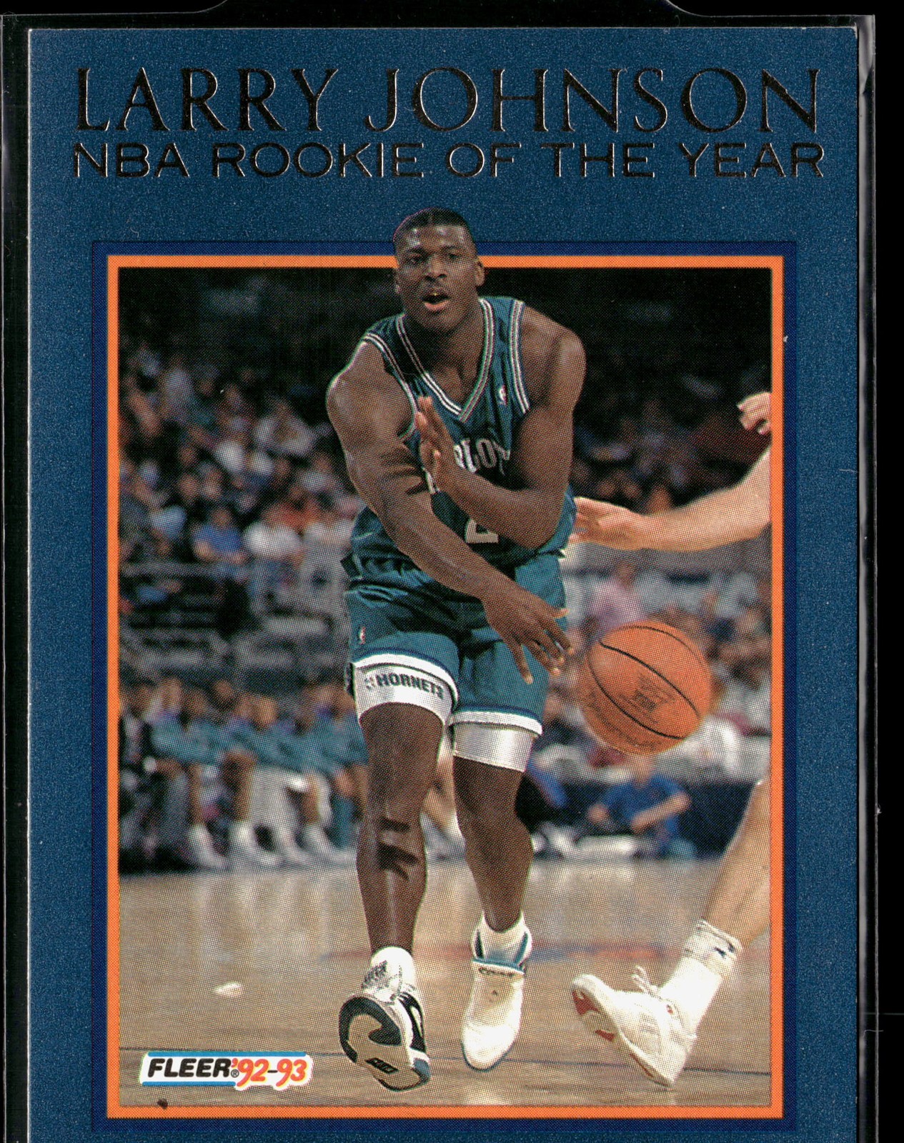 Larry Johnson 1992-93 Fleer #6  NBA Rookie of the Year Hornets