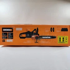 New Worx WG384 40V Cordless Chainsaw
