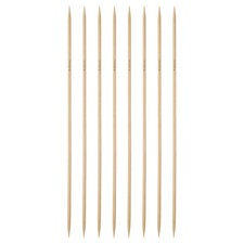 8Pcs Bamboo Knitting Needles Double Pointed Size US 4 3.5mm 10 Inch 25cm 