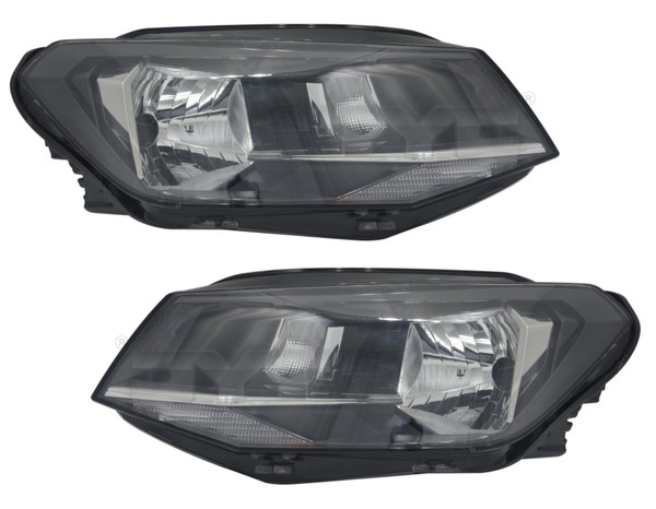 Scheinwerfer Set FüR VW Caddy IV SA 2015- H4 Tagfahrlicht LWR Stellmotor Neu-image