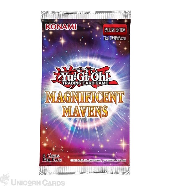 YuGiOh! Magnificent Mavens 1st Edition Booster Pack x1