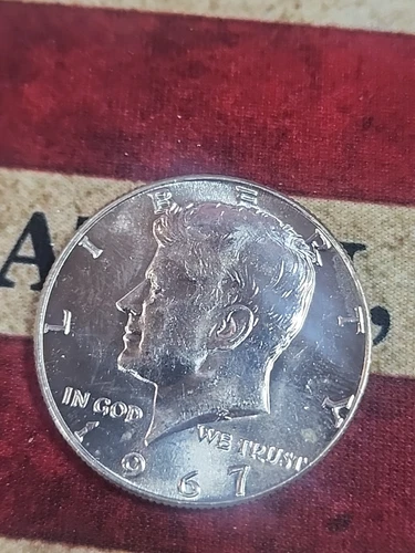 1967 SMS Kennedy Half Dollar Gem BU Special Mint Set 40% Silver
