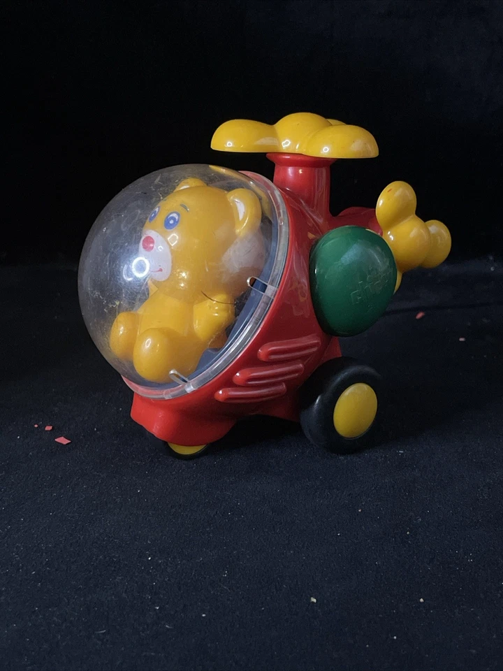 Oso Chicco raro de colección en helicóptero de juguete Foto 2 de 4
