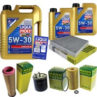 Mann Inspektionspaket 7L Liqui Moly Longlife 5W-30 FüR Mercedes E-Klasse W211