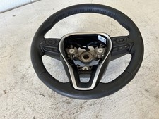 2025 Toyota Corolla Black Leather With Silver Trim Steering Wheel Oem