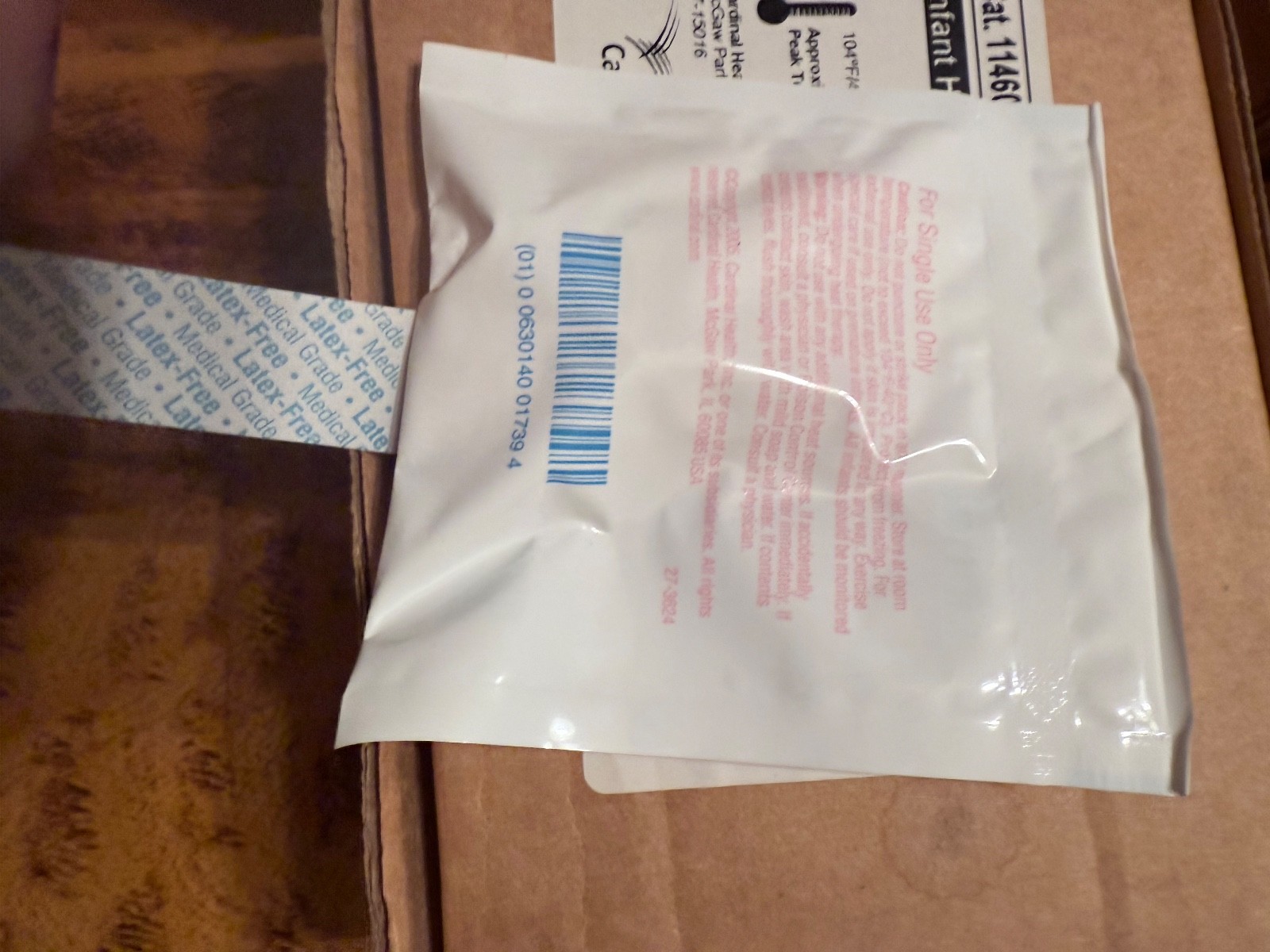 120 pcs Cardinal Health 4 x 4" Instant Infant Heel Warmers 11460-010T - New