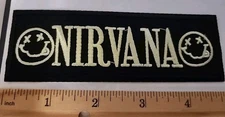 Nirvana Embroidered Iron/Sew On Band Patch