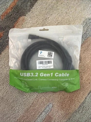 Link Cable 16FT Compatible for Oculus/Meta Quest 2/1, USB 3.2 Gen 1 Type A to C