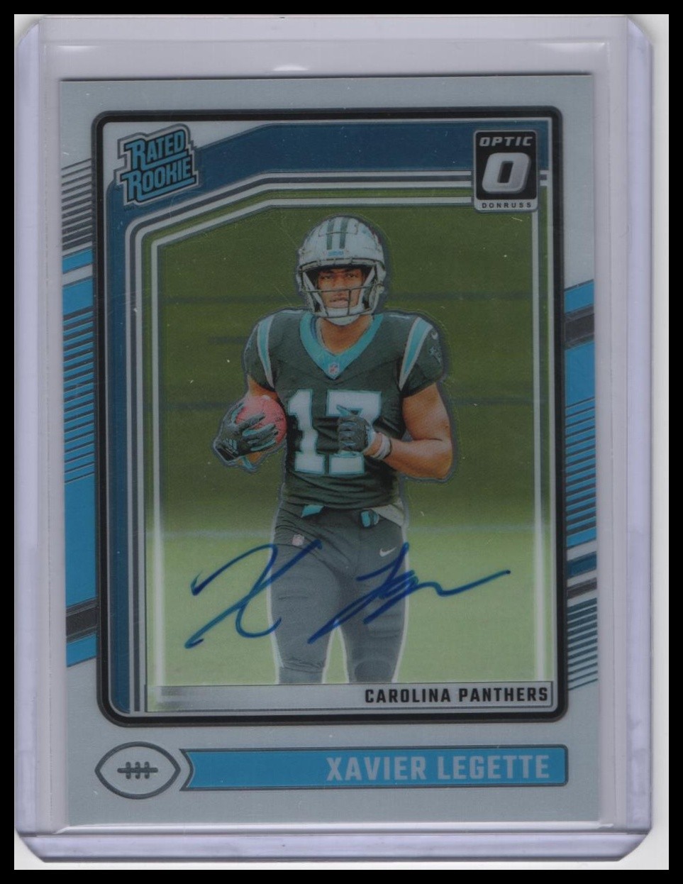 2024 Donruss Optic #299 Xavier Legette Rated Rookies RPS Autographs #/325