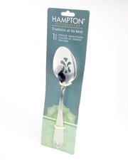 Hampton Silversmiths Slotted Serving Spoon Pi...