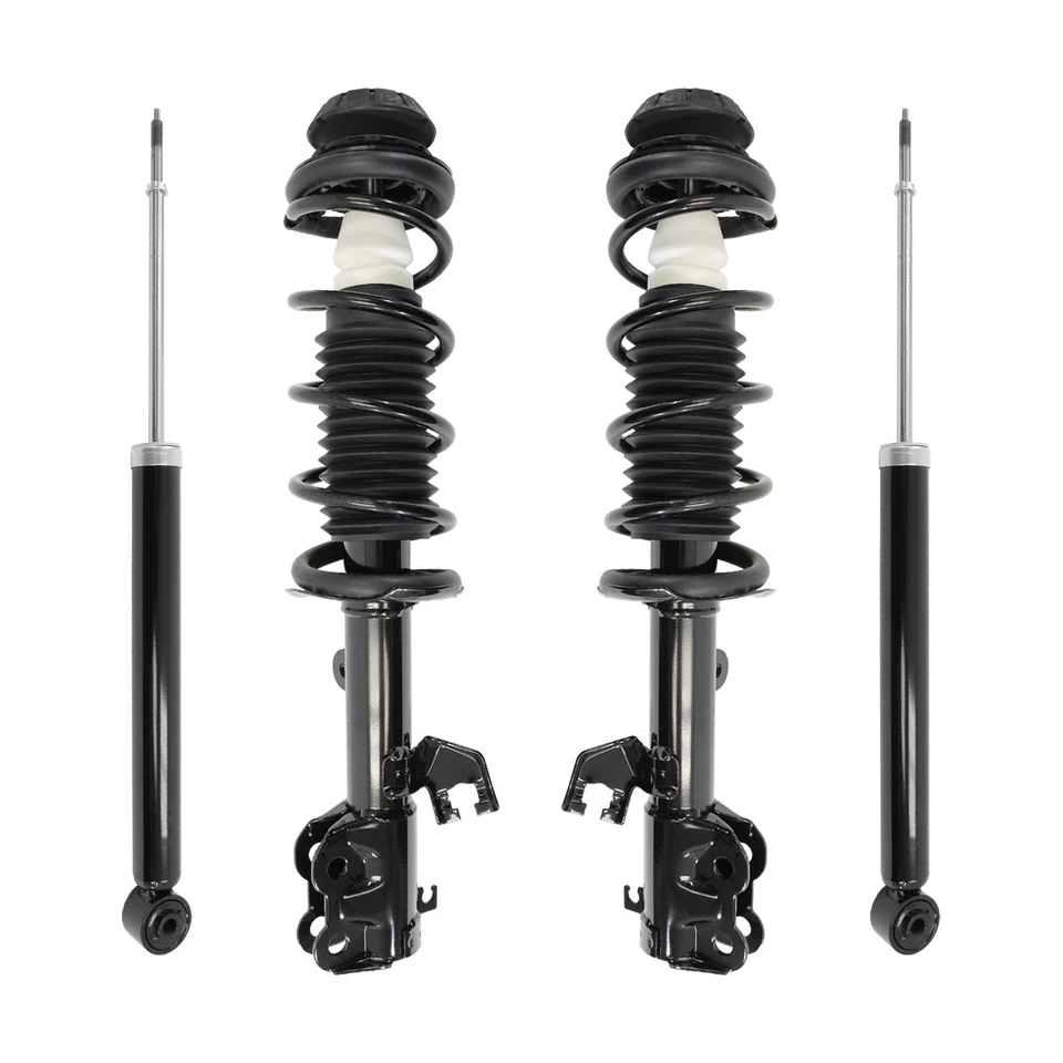 Front Complete Struts & Rear Shock Absorbers for 2014-2019 Nissan Versa Note Foto 2 de 4