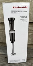 New! KitchenAid Corded Hand Blender Matte Cha...