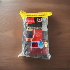 Men  s Hanes 10 Pack Briefs Size Small