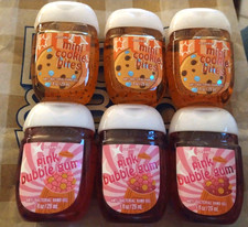 Bath Body Works Bubble Gum  Cookie Bites Pocketbac Hand Sanitizer 6 Pack NEW