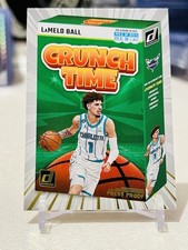 LaMelo Ball 2023-24 Panini Donruss Crunch Time Press Proof Gold Hornets