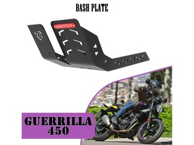 Für Royal Enfield Guerilla 450 Bash Platte Sumpguard Schwarz