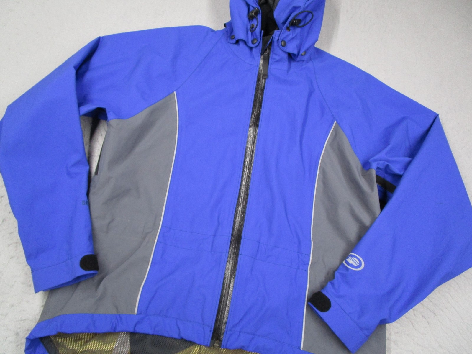 Performance Jacket Mens Large Blue Waterproof Hoo… - image 2