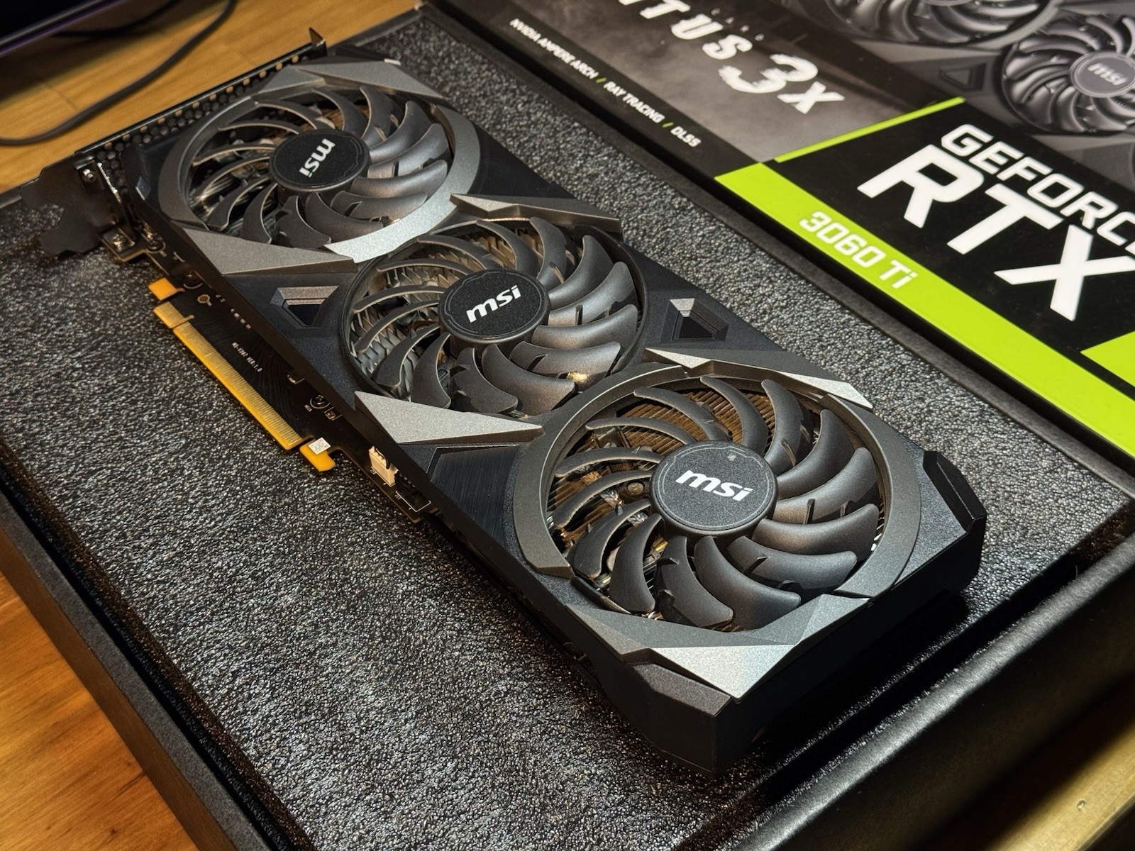 MSI GeForce RTX 3060 Ti Ventus 3X OC 8GB GDDR6 Graphics Card