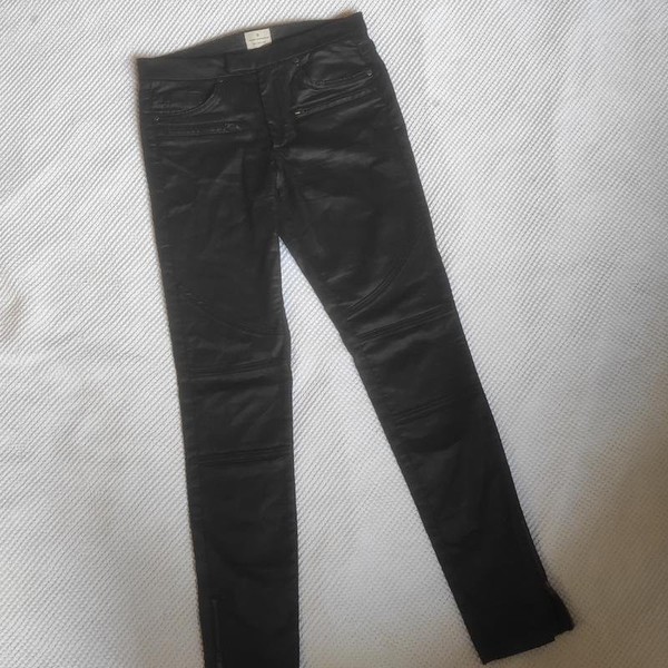 Women French Connection Trousers Black Cotton 34 /