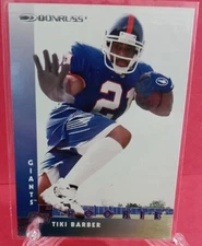 1997 Donruss Tiki Barber RC! #205 Giants! $1.99 BIN!