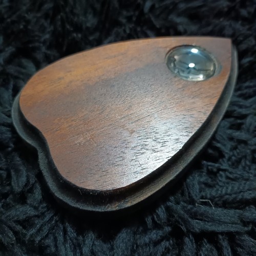 Ouija Victorian Spirit Board Hand Engraved Occult Candle Planchette Included - Picture 19 of 24
