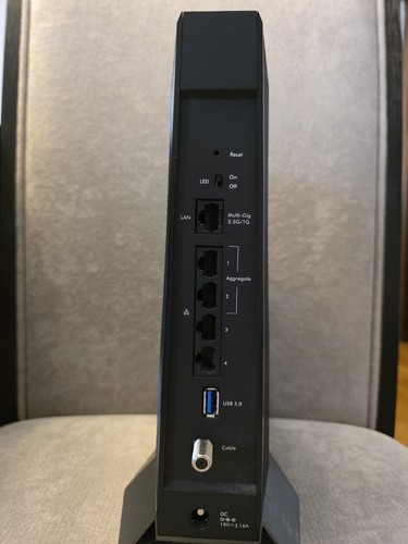 NETGEAR Nighthawk CAX80 AX6000 8-Stream Wi-Fi 6 Cable Modem Router, 6Gbps - Picture 3 of 7
