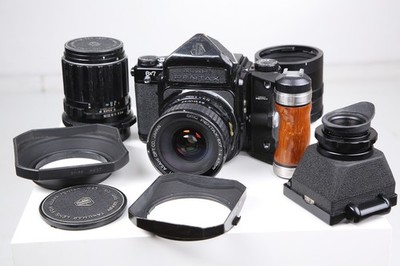 Pentax 6x7 67 mit 2 Objektiven und Zubehör