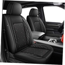 for Dodge RAM Seat Covers, Seat RAM 2002-2026 Curved Bench Front 115-Black