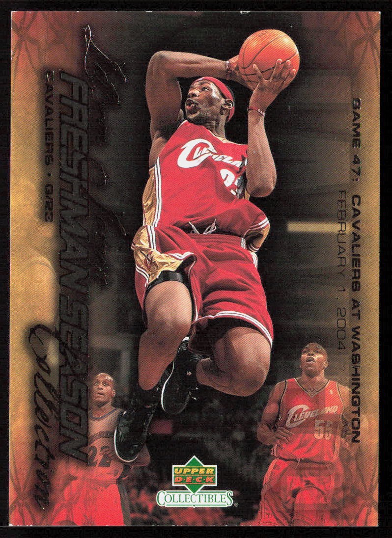 2004 Upper Deck Collectibles LeBron James Freshman Season #46